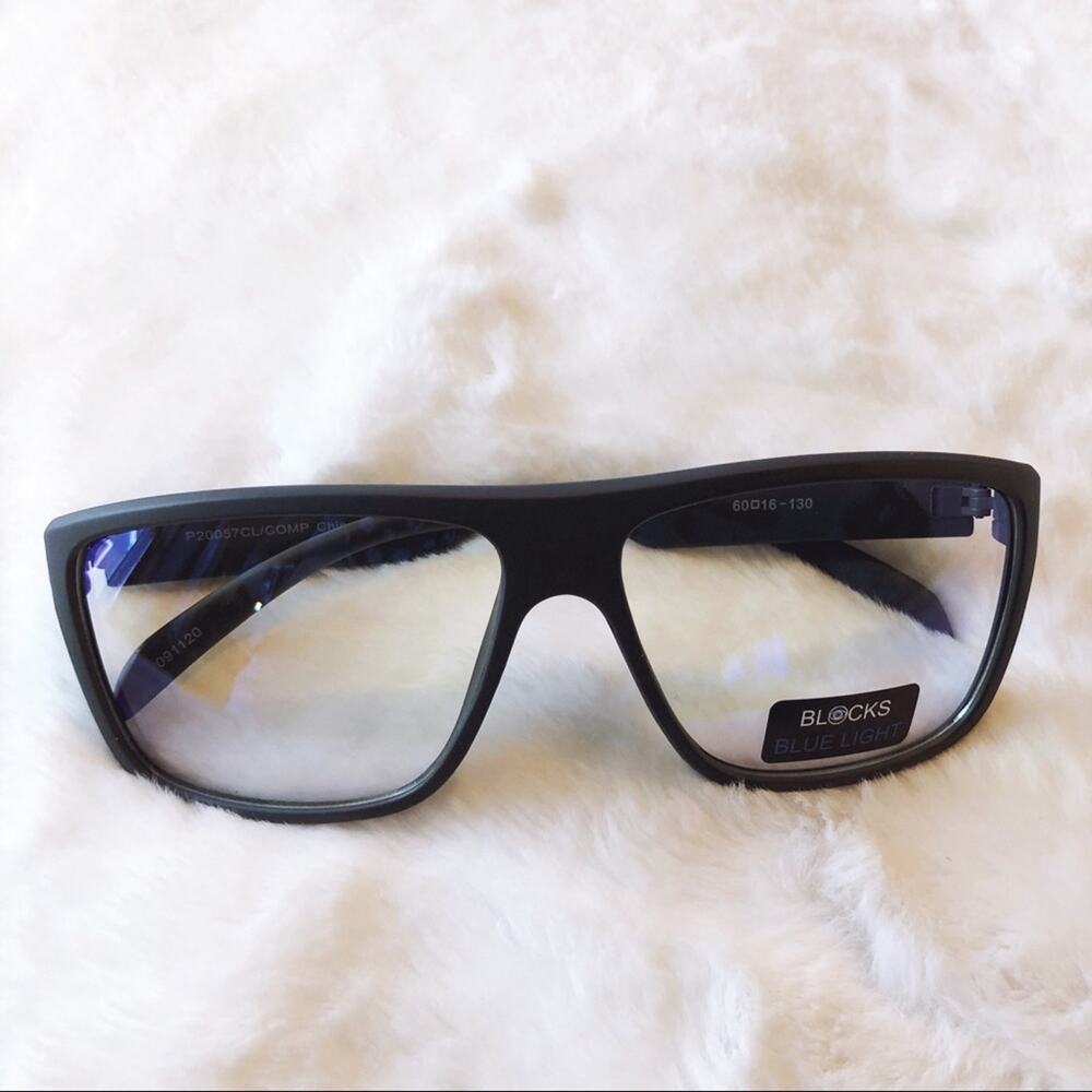 Cooper Matte Gray Computer Blue Light Glasses - Picture 4 of 9